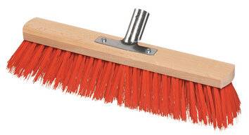 Bezem elaston lengte 400 mm met metalen steelhouder plathout SOREX-1
