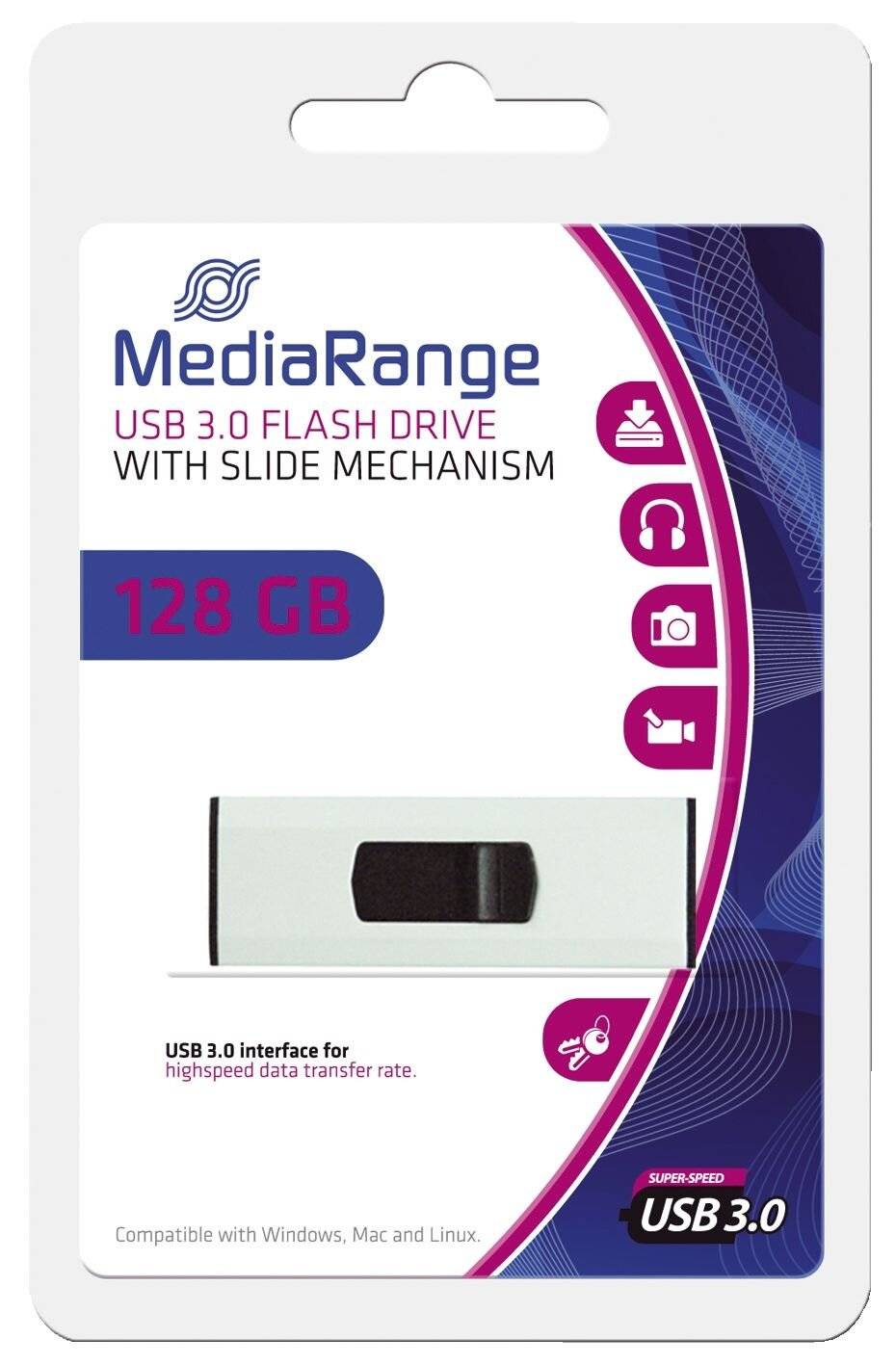 MediaRange USB-stick USB 3.0 SuperSpeed 128GB-9