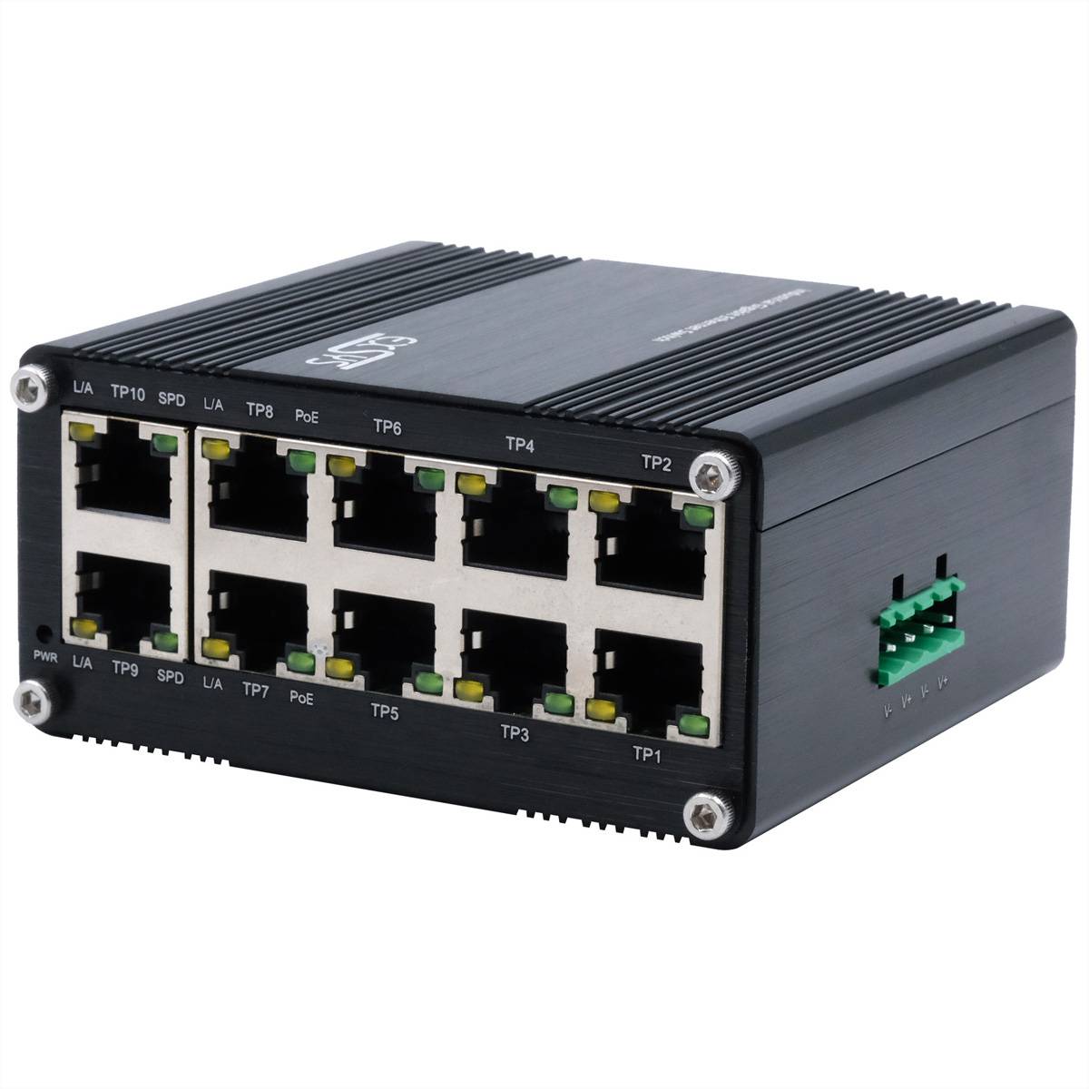 EXSYS EX-62025PoE 10-poorts industriële PoE-switch mini unmanaged-3