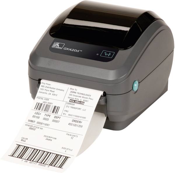 Zebra Gk420d Labelprinter Thermisch 203 X 203 Dpi Etikettenbreedte Max 4667