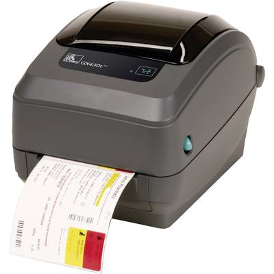 Zebra GX430T Labelprinter  Warmtetransmissie 300 x 300 dpi Etikettenbreedte (max.): 110 mm USB, RS-232, Parallel