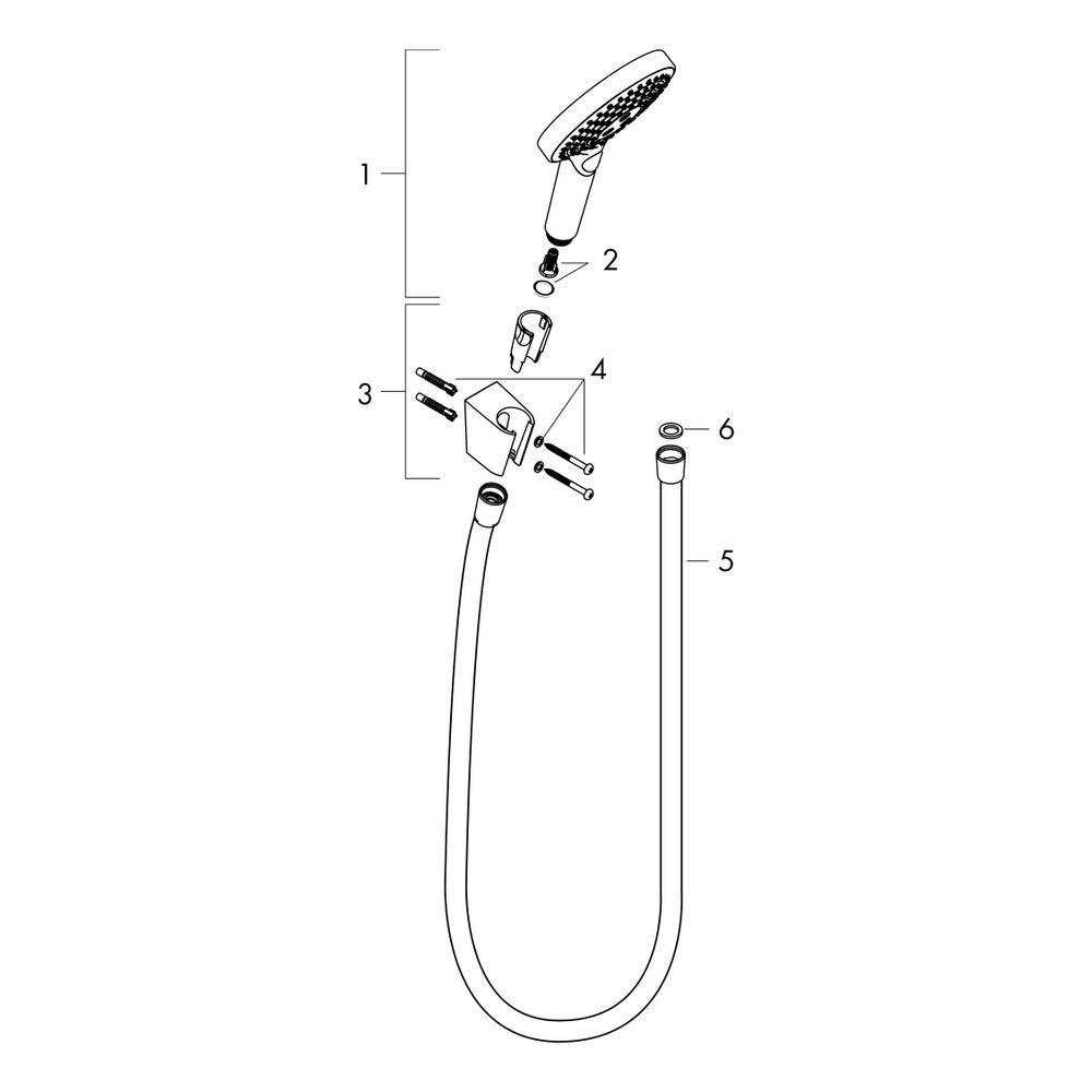 HG Raindance Sel S bset 120 3j 160cm chr-1