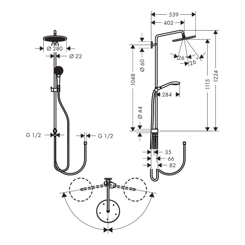 HG Croma Select S Shpipe 280 1j Reno chr-3