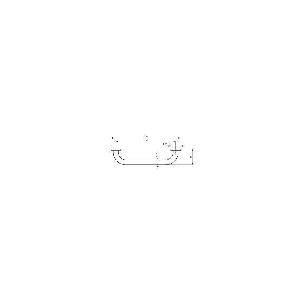 IOM WANDGREEP 35CM CHROOM-1