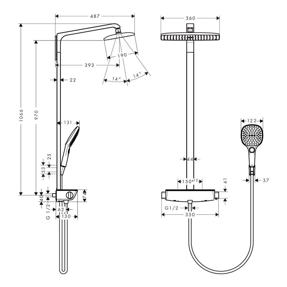 HG Raindance E Shpipe 360 1j therm chr-3