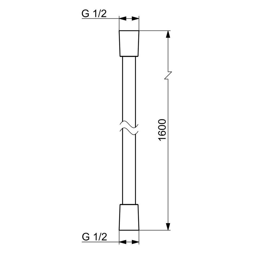 HANSA ACTIVEJET doucheslang 1600mm-3