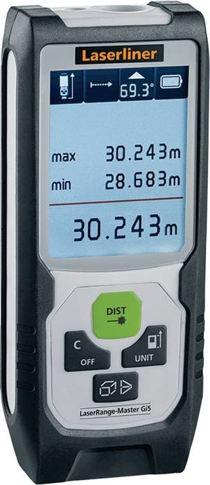 Laser-afstandsmeter Master Gi5 50 m ± 2 mm IP40 LASERLINER-0