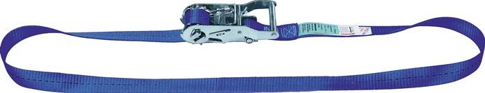 Sjorband DIN EN 12195-2 lengte 4 m breedte 25 mm met ratel LC omdr. 1000 daN DOL