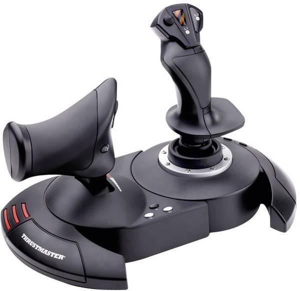 Thrustmaster T-Flight Hotas X Vliegsimulator joystick USB PC, PlayStation 3 Zwart
