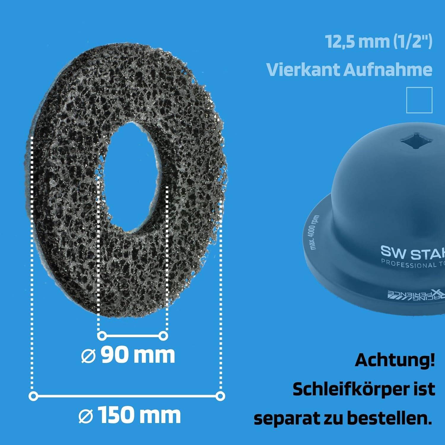 Sw stahl reserve schijven replacement cleaning disk set a' 2st. 40335921254444033592125444-4