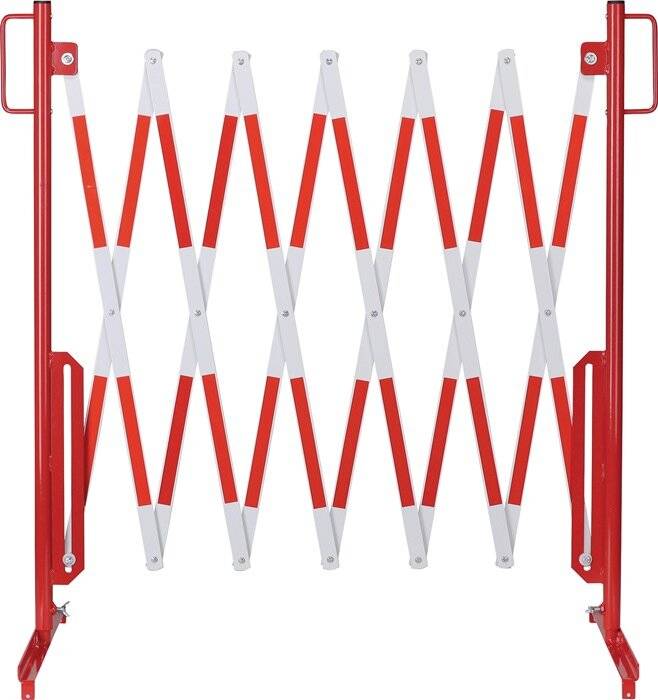 Harmonicahek - Wit & Rood - x 3600 mm x - - - - Voor binnen & buiten-4