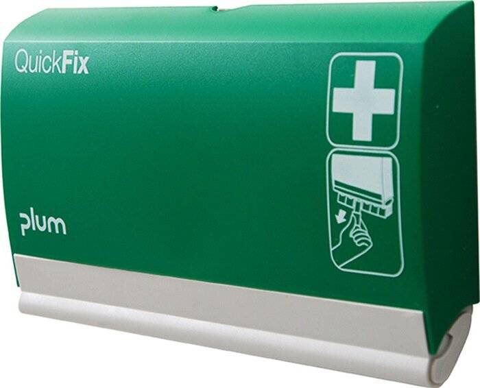 Pleisterdispenser Quick Fix® B230xH135xD32ca. mm groen PLUM-2