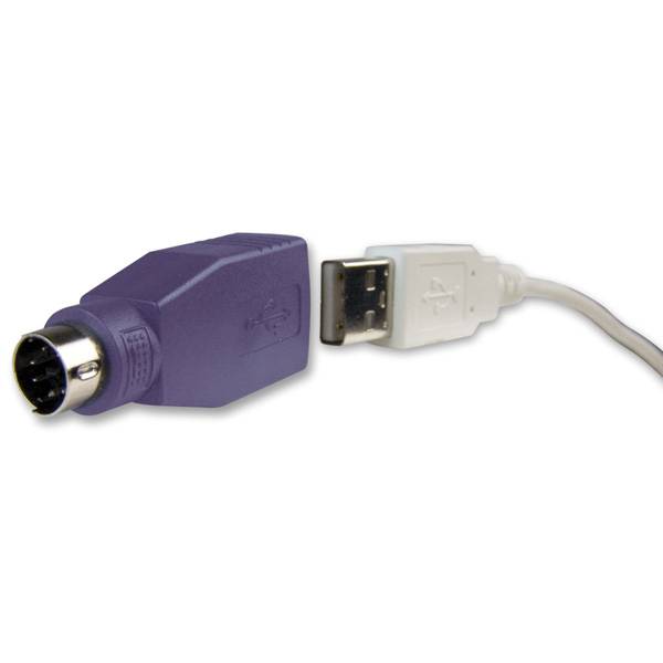 KeySonic ACK-595 C+ Mini toetsenbord, zwart US layout, USB + PS/2 adapter-2