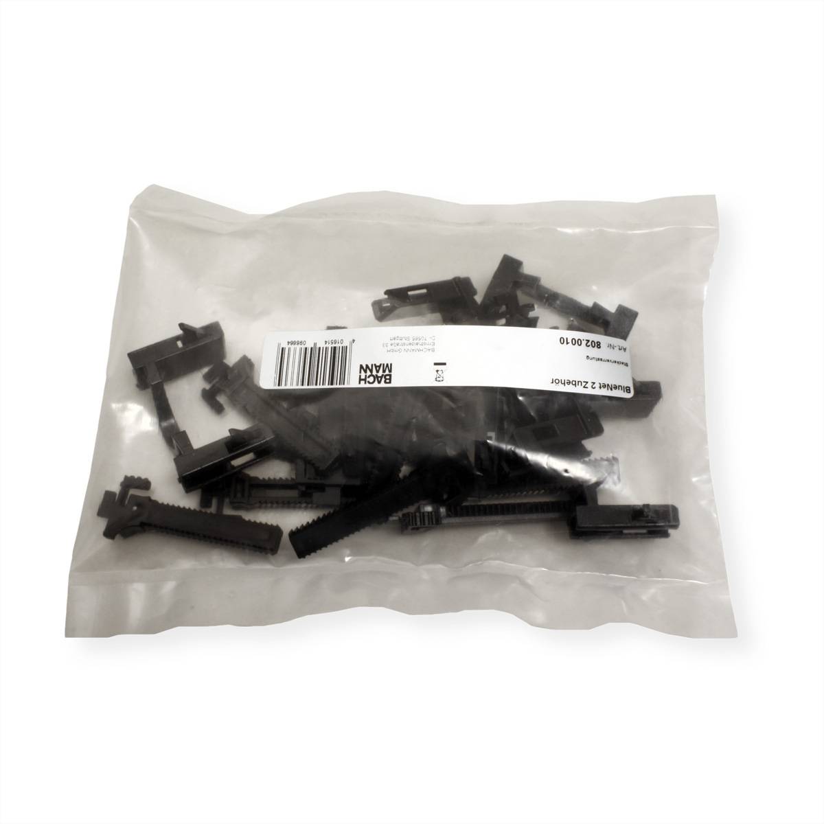 BACHMANN PDU slot voor C13/C19 aansluitingen, 6 stuks, zwart-1