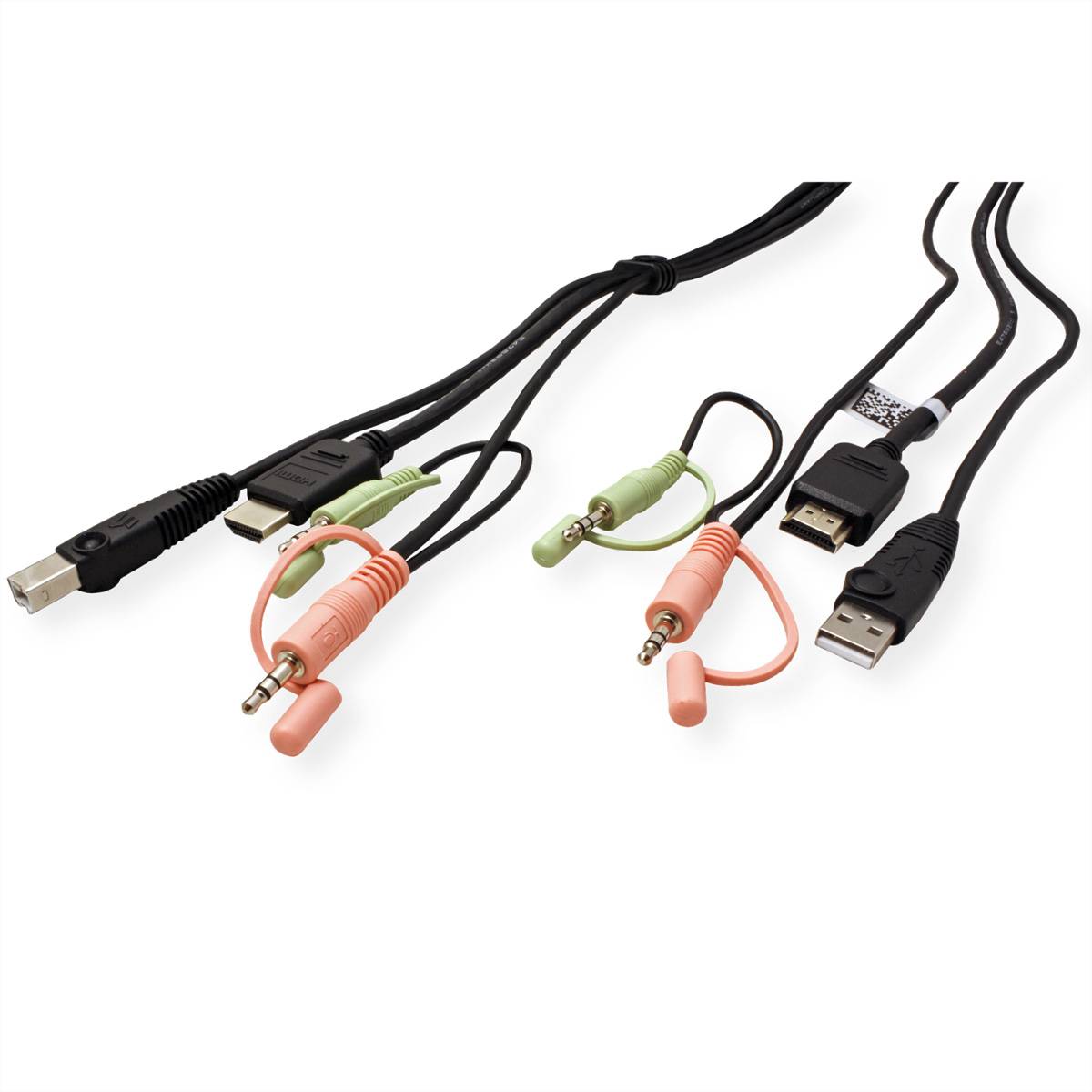 ATEN 2L-7D02UH HDMI KVM aansluitkabel, USB 2.0 , zwart, 1,8 m-1