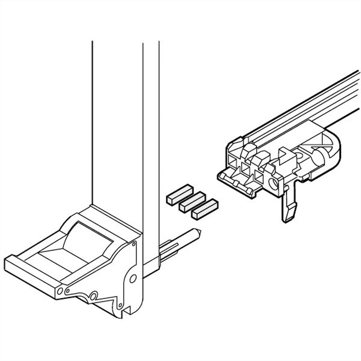 Schroff sleutel/codering voor IEL/IET handgreep en Ieee geleiderail-1