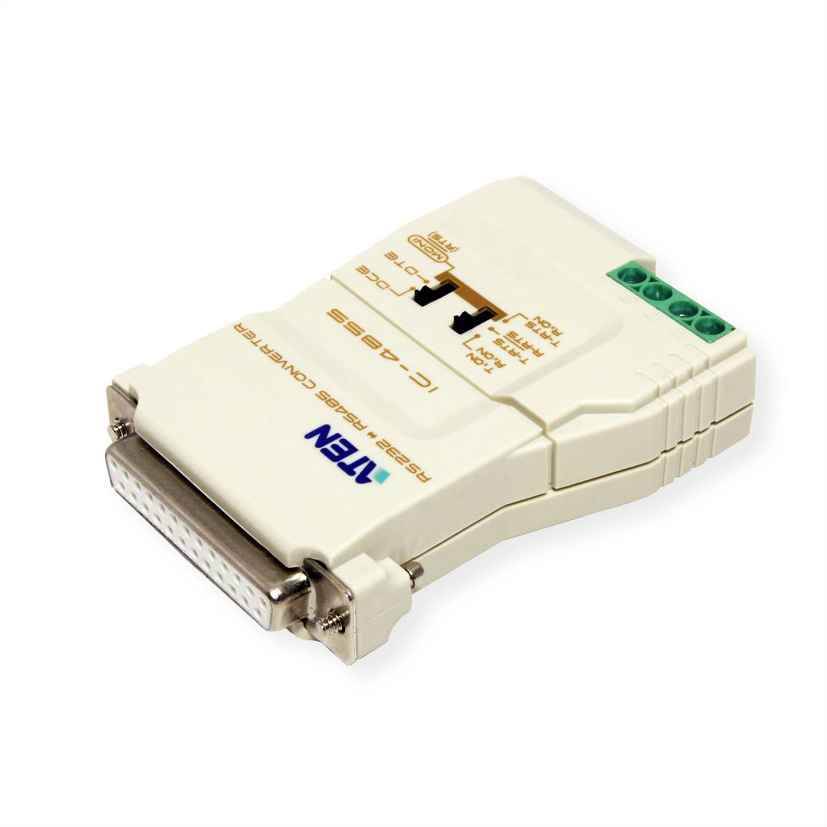 ATEN Adapter Serieel [1x D-sub bus 25-polig - 1x RJ11-bus] 0 m Beige-3