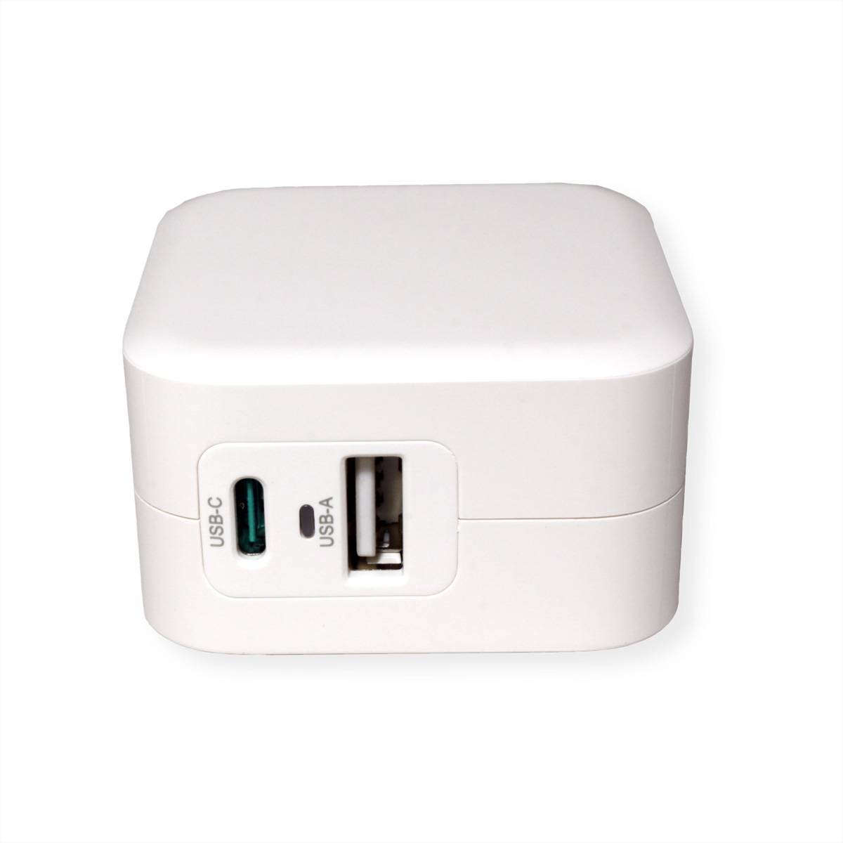 ROLINE USB Oplader met Eurostekker, 2 poorten (Type-A QC3.0, Type-C PD), 38W-3