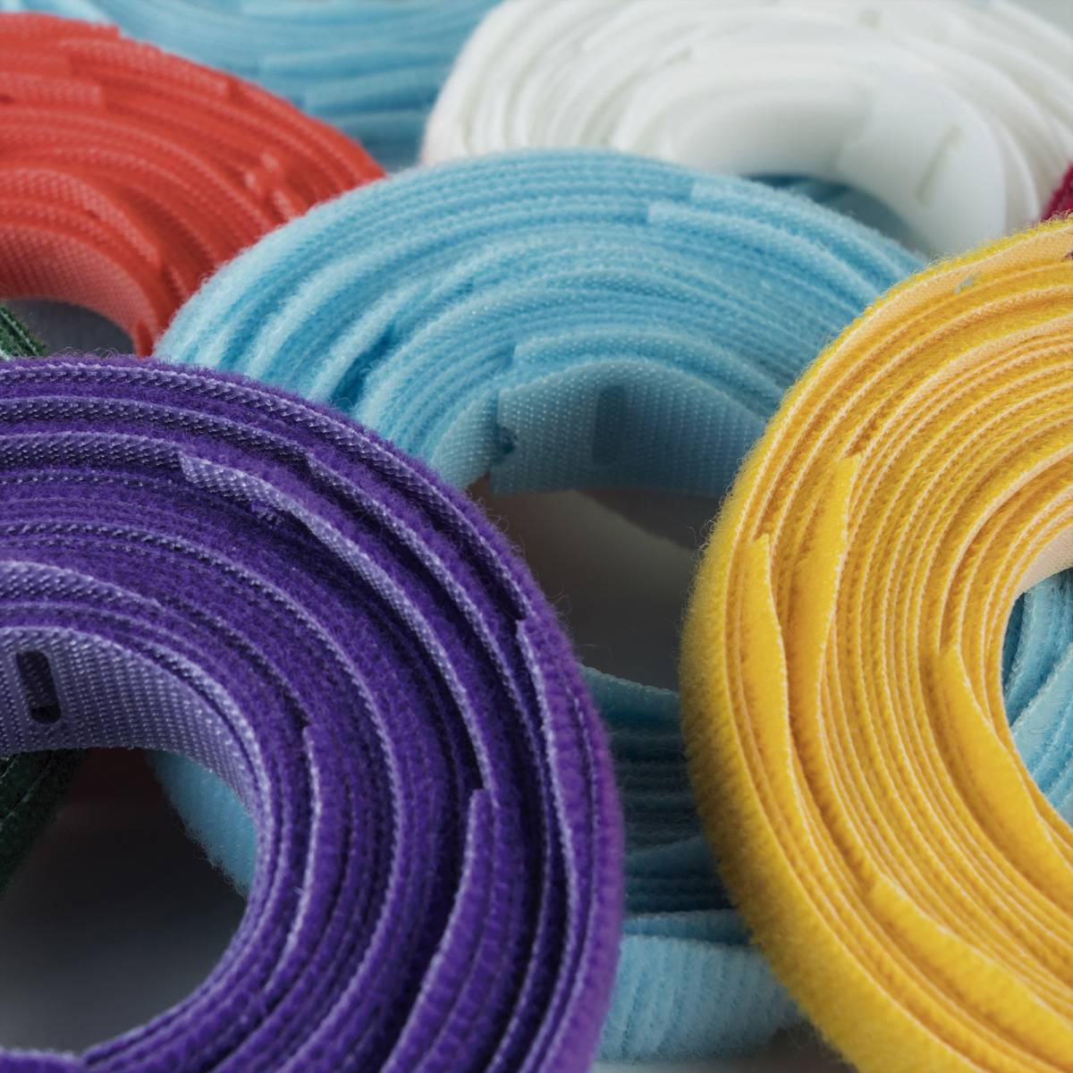 VELCRO® Kabelbinder Klittenbandriem Wit 1 stuk(s)-1