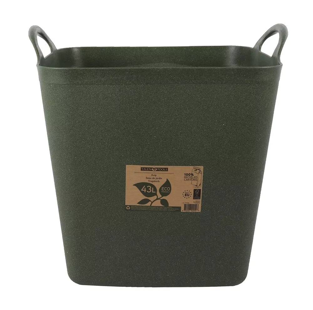 Talen Tools - Flexibele kuip - 43 liter - Groen - Met handvatten - 100% Gerecycled - ECO Friendly-0