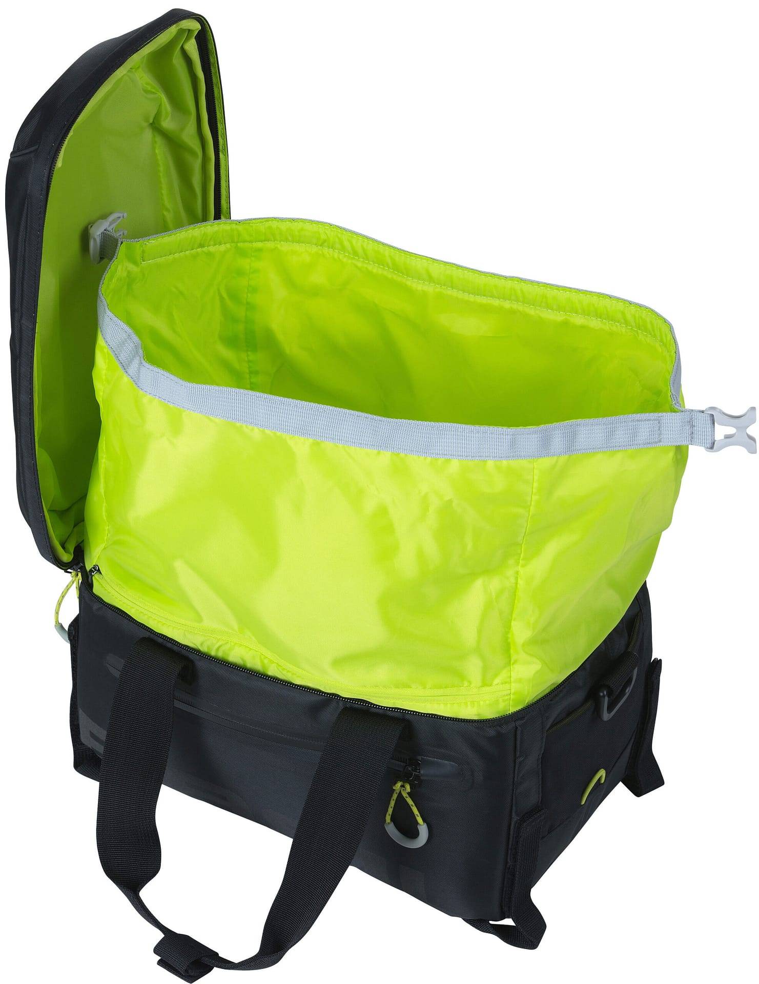 Bagagedragertas Basil Miles 7 liter 32 x 19 x 21 cm - zwart-1
