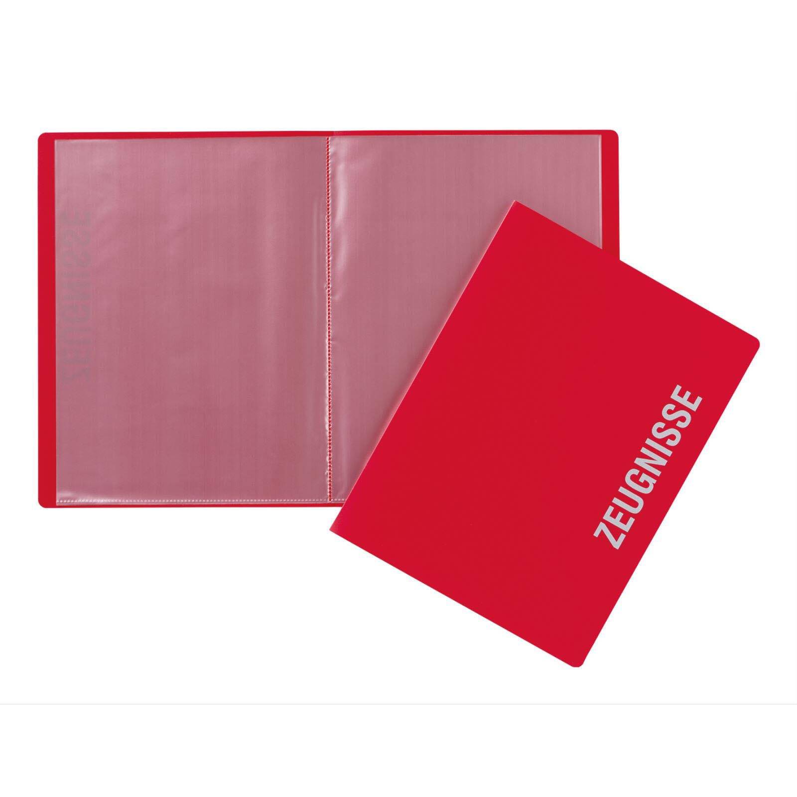 PAGNA certificaatmap A4 PP rood-0