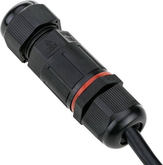 Kabelverbinder waterdicht - IP68 - 230Vac, 16A - Stekker 3-polig - Max. 1,5mm² (Lasdoos, Kabeldoos)-4