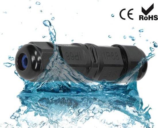 Waterdichte MINI kabelverbinder - 3x1.5mm² - 80mm-1