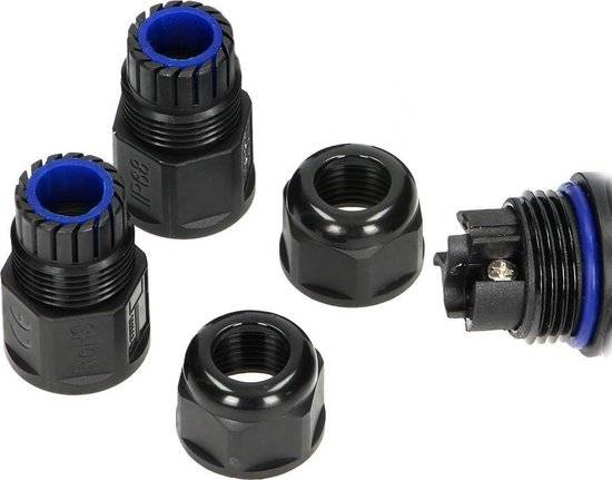Waterdichte MINI kabelverbinder - 3x1.5mm² - 80mm-2