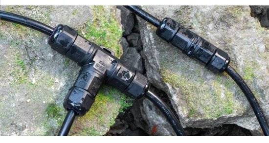 Waterdichte MINI kabelverbinder - 3x1.5mm² - 80mm-3