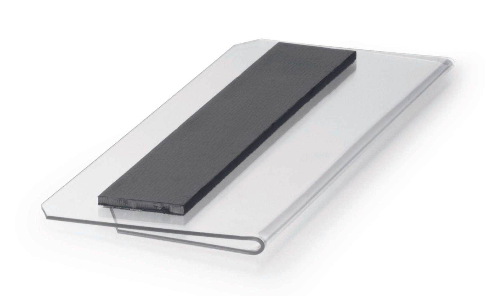 DURABLE labelzakje HARD COVER magnetisch 100x38mm 10st