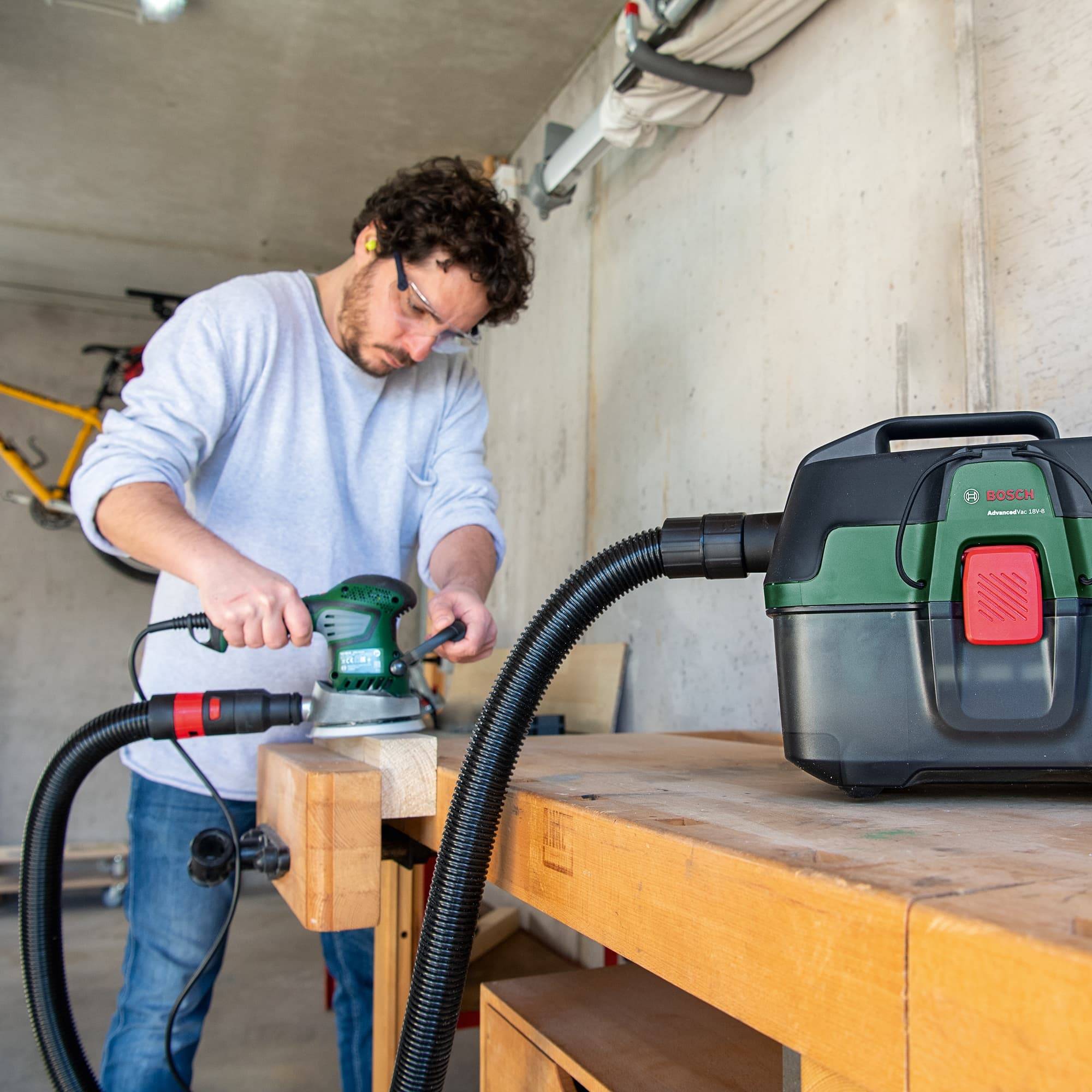 Bosch Home and Garden AdvancedVac 18V-8 Car Edition 06033E1001 Akku-Nass-/Trockensauger 8 l (06033E1001)-3