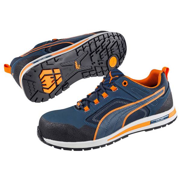 Puma CROSSTWIST low S3 SRC blue/orange 47