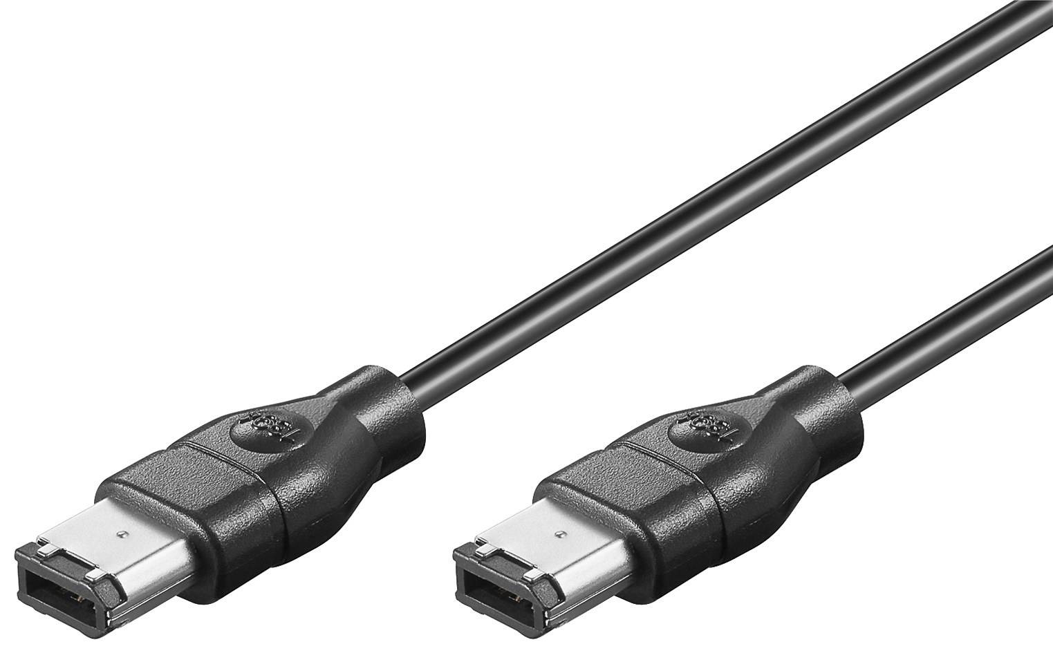 FireWire 400 kabel met 6-pins - 6-pins connectoren / zwart - 4,5 meter-0
