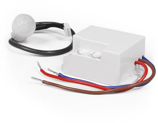 Bewegingssensor IR inbouw ''LX-635'' - Bewegingsmelder 360° - Bewegingsdetector 230V / 800W - wit - geschikt voor LED-0