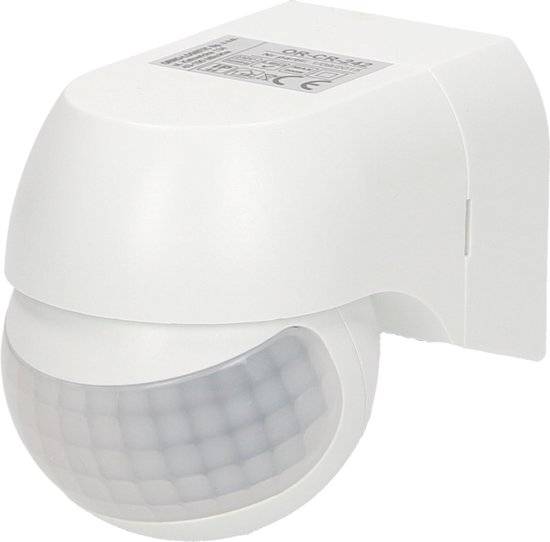 PIR Bewegingsmelder - Mini - LED - 180 ° Detectie - IP44 - Wit-0