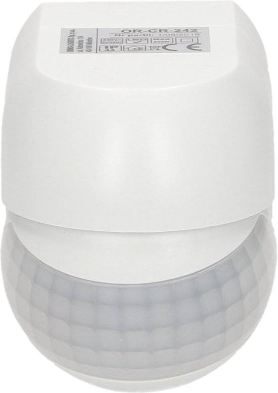 PIR Bewegingsmelder - Mini - LED - 180 ° Detectie - IP44 - Wit-1