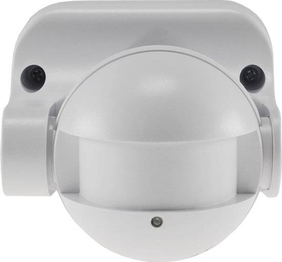 Bewegingssensor voor buiten met detectiehoek 180° tot 15 meter - 3-draads aansluiting tot 1200 W - IP44 - Wit-1