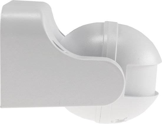 Bewegingssensor voor buiten met detectiehoek 180° tot 15 meter - 3-draads aansluiting tot 1200 W - IP44 - Wit-2