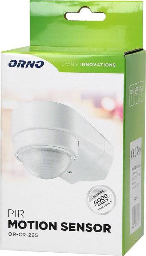 Bewegingsmelder/Schemerschakelaar Dual Sensor - 240 ° Detectie - Wand en hoekbevestiging - 10 Meter bereik - Wit - IP65-4