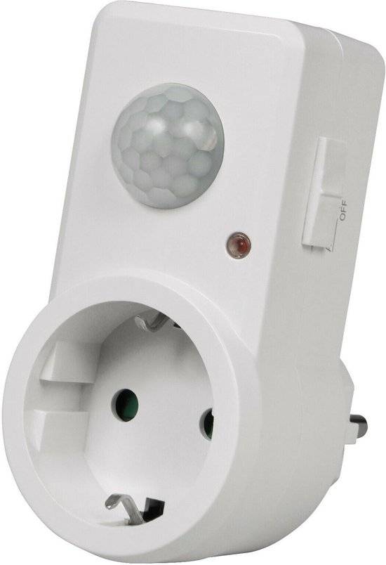 MC-power adapter met bewegingsmelder - 120° - 1200W-0
