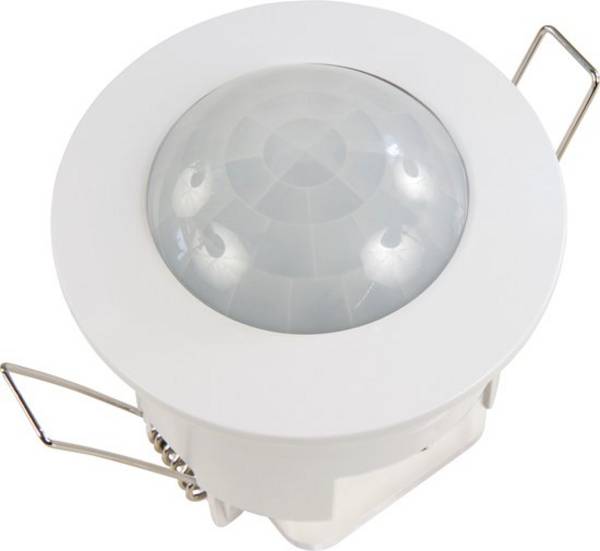 Bewegingssensor IR ''LX-630'' - Bewegingsmelder 360° - Bewegingsdetector 230V / 1.200W - wit - inbouw geschikt voor LED