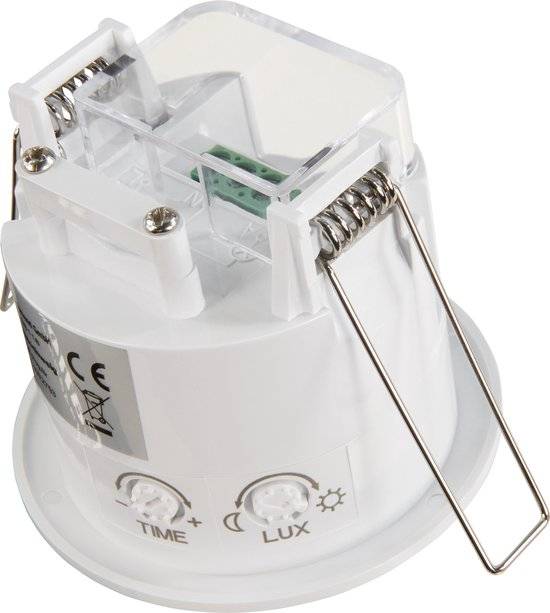 Bewegingssensor IR ''LX-630'' - Bewegingsmelder 360° - Bewegingsdetector 230V / 1.200W - wit - inbouw geschikt voor LED-2