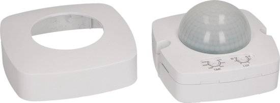PIR Bewegingsmelder - Triple Sensor - 360 ° Detectie - Plafondbevestiging - 20 Meter bereik - Wit - IP20-1