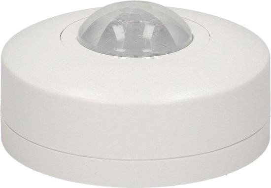 Bewegingssensor binnen voor lamp - Bewegingsmelder plafond - Doorgangsmelder 2000 Lux - Motion sensor 360° - Wit-4