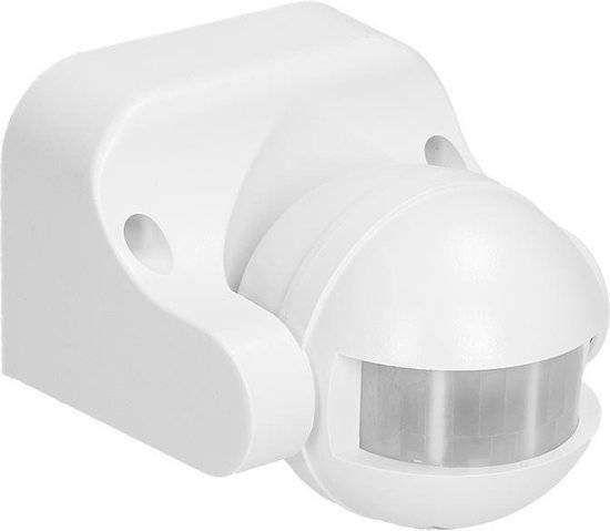 PIR Bewegingsmelder - 180 ° Detectie - IP44 - Wit-1
