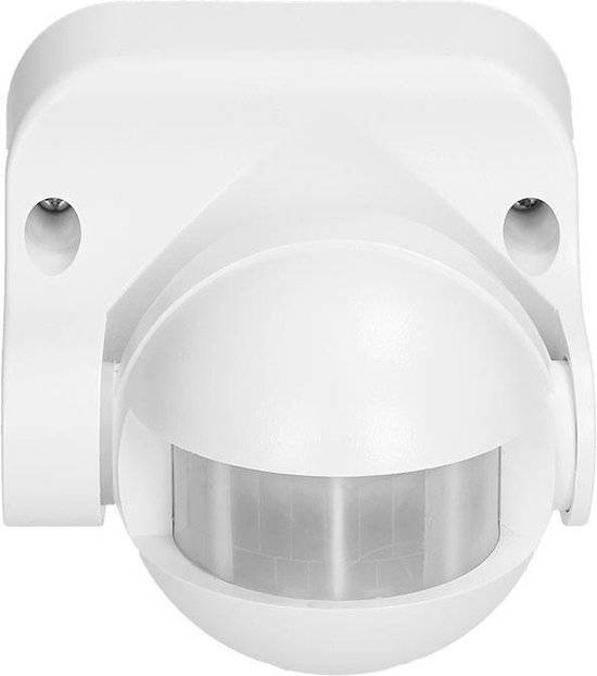 PIR Bewegingsmelder - 180 ° Detectie - IP44 - Wit-2