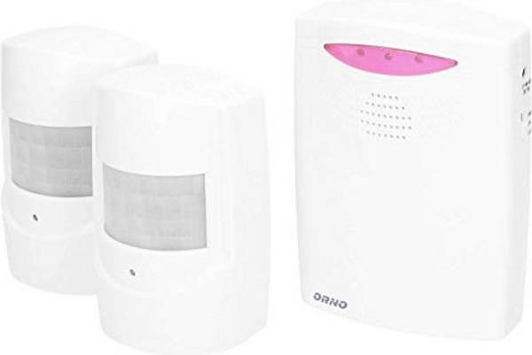ORNO Draadloze Bewegingsmelder met alarm - 2 stuks
