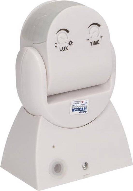 PIR Bewegingsmelder - 180 ° Detectie - IP65 - Wit-2