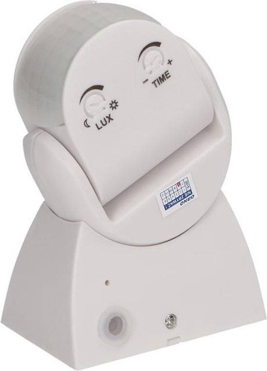 PIR Bewegingsmelder - 180 ° Detectie - IP65 - Wit-3